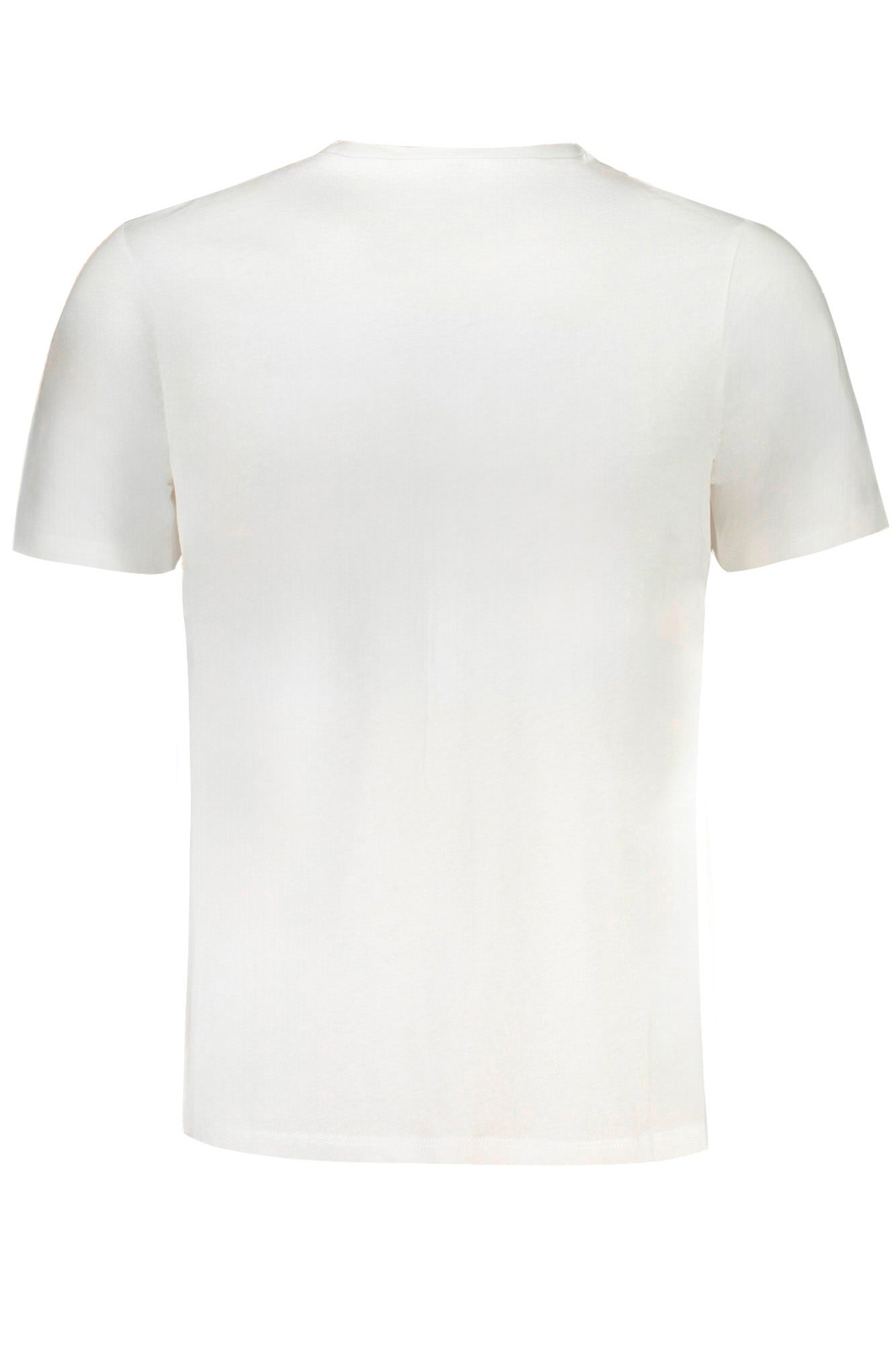 GIAN MARCO VENTURI T-Shirt Herren – Gelbes Kurzarm-Shirt aus Baumwolle Weiß