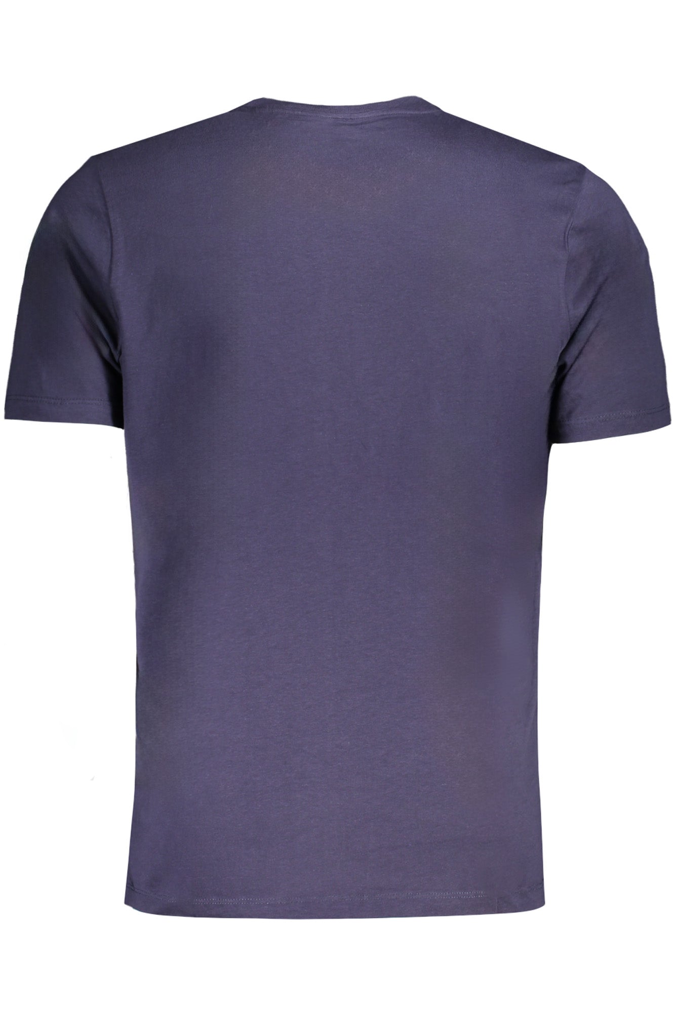 GIAN MARCO VENTURI T-Shirt Herren – Gelbes Kurzarm-Shirt aus Baumwolle Blau