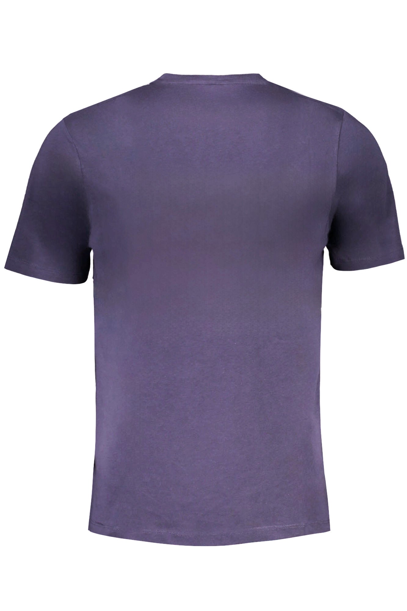GIAN MARCO VENTURI Herren T-Shirt Weiss – Kurzärmlig aus 100% Baumwolle Blau