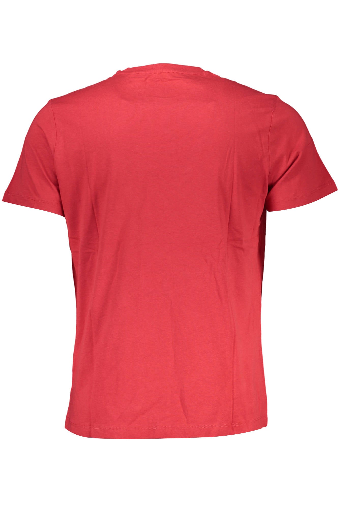 GIAN MARCO VENTURI T-Shirt Herren Kurzarm Grün – 100% Baumwolle für Sommer Rot