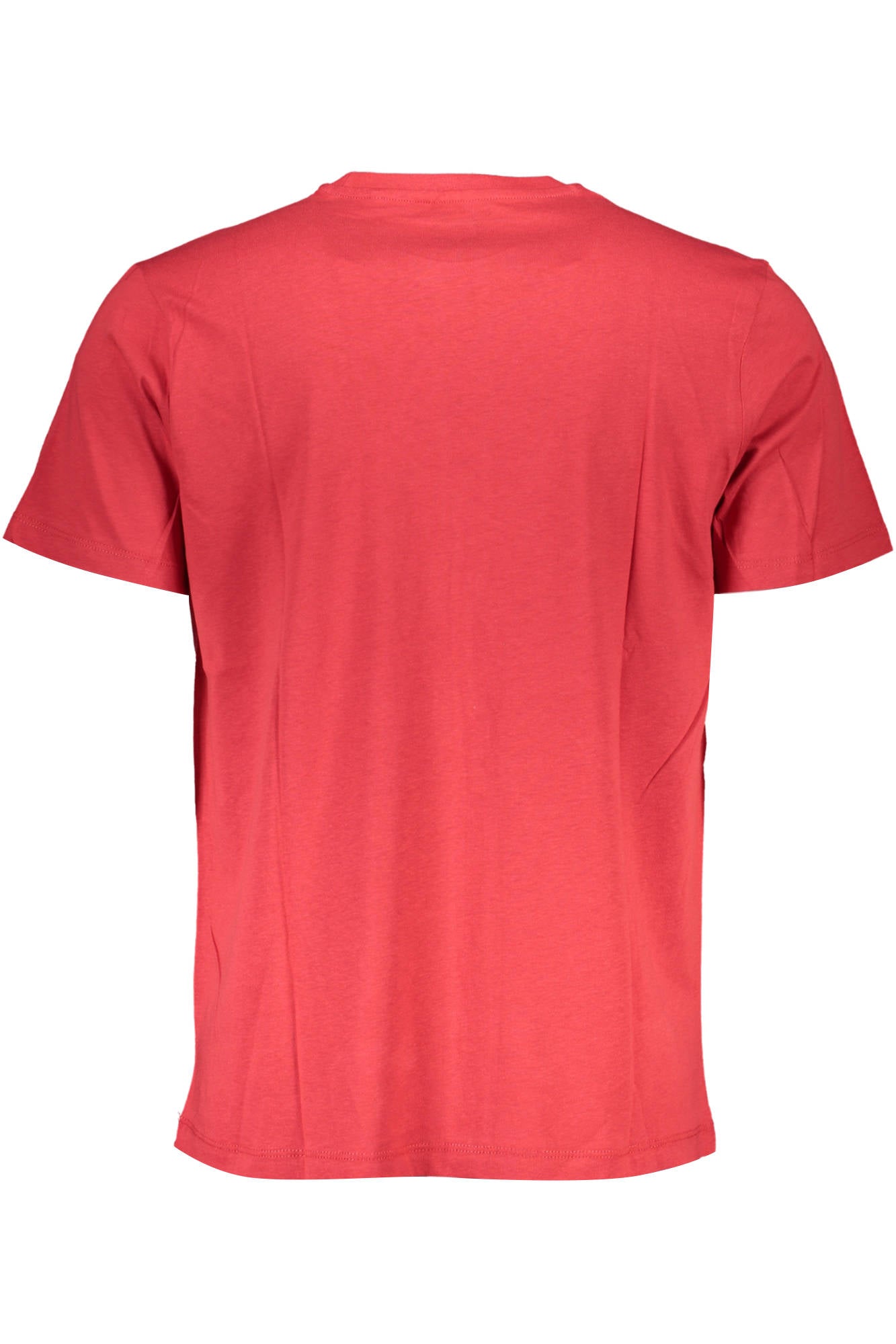 GIAN MARCO VENTURI Herren T-Shirt Rot – Kurzarm Shirt aus 100% Baumwolle Rot