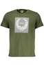GIAN MARCO VENTURI MEN'S SHORT SLEEVE T-SHIRT GREEN