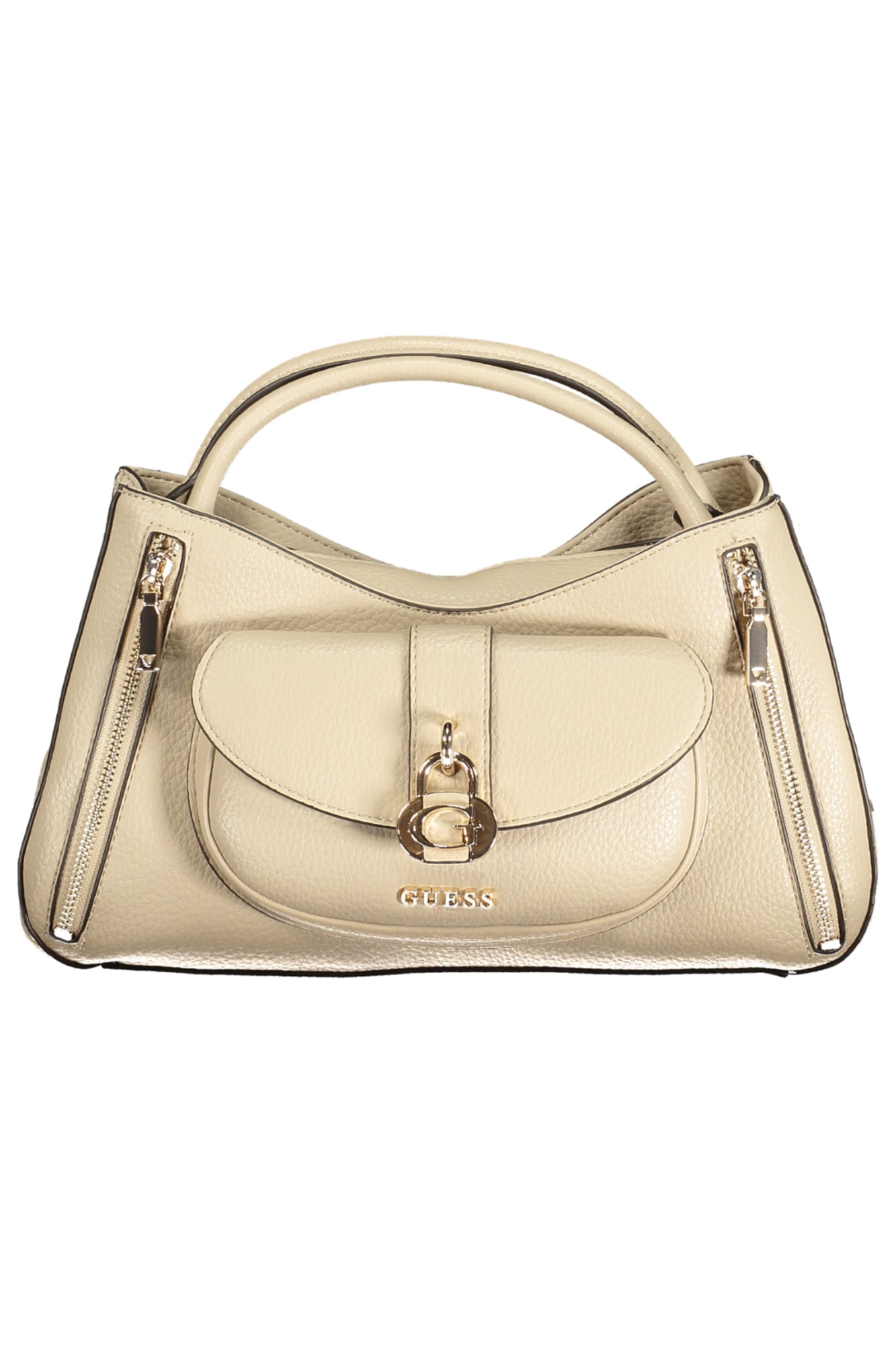 GUESS JEANS Damen-Brauntasche – Poliuretano Umhängetasche mit Schultergurt | soulluna.de Beige
