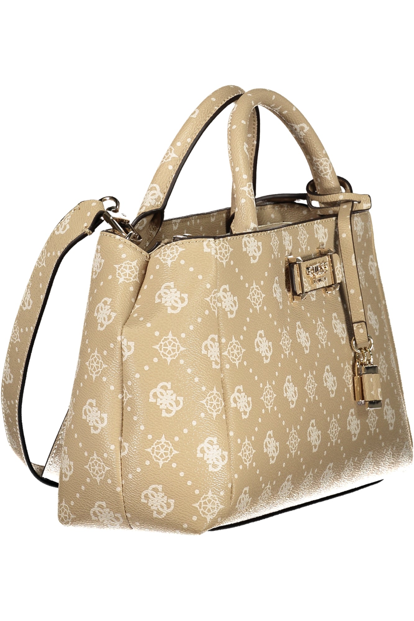 GUESS JEANS Damen Taschen – Tragetasche mit Logo kaufen Beige
