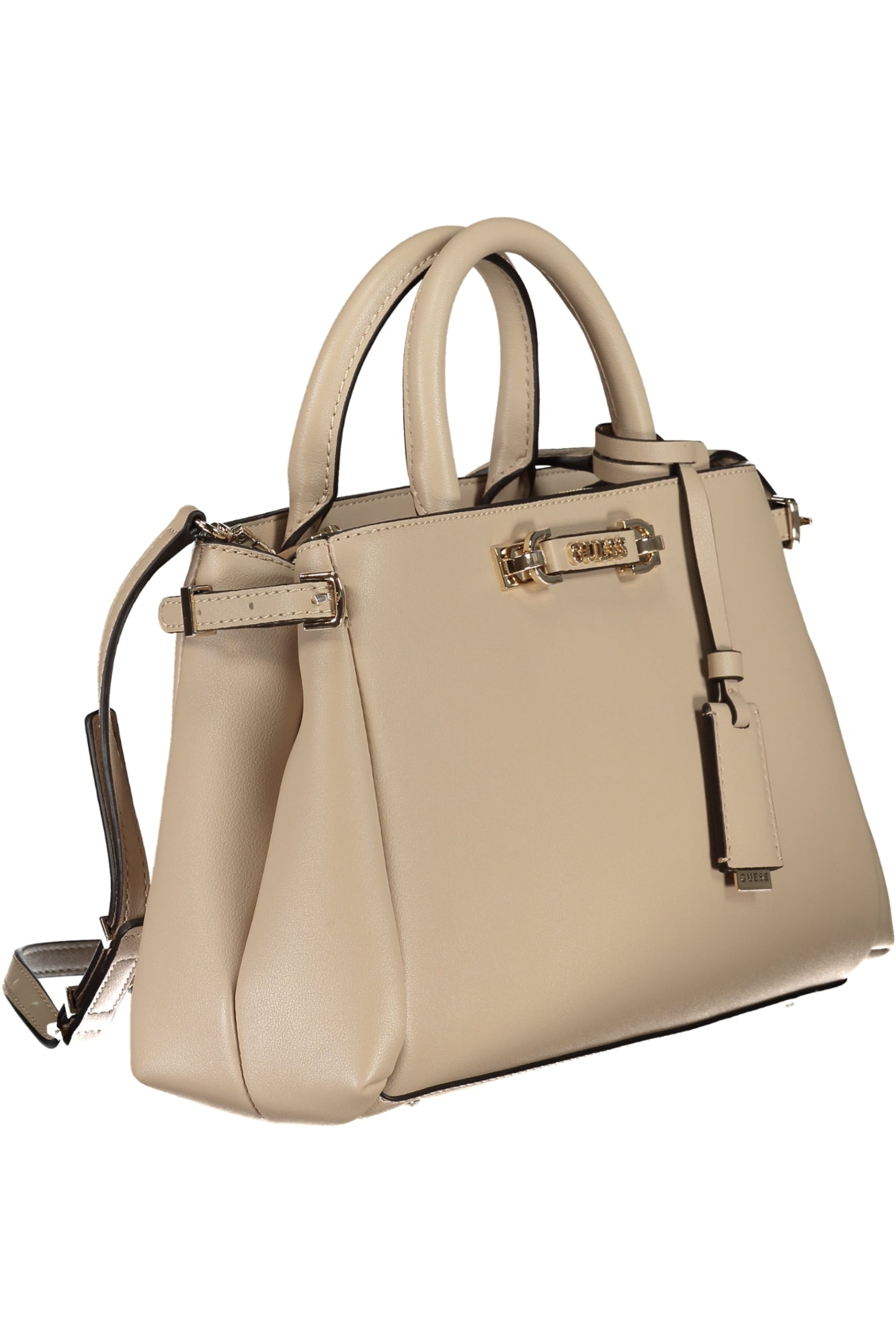 GUESS JEANS Damen Tasche schwarz – Elegante Umhängetasche mit praktischen Fächern Beige