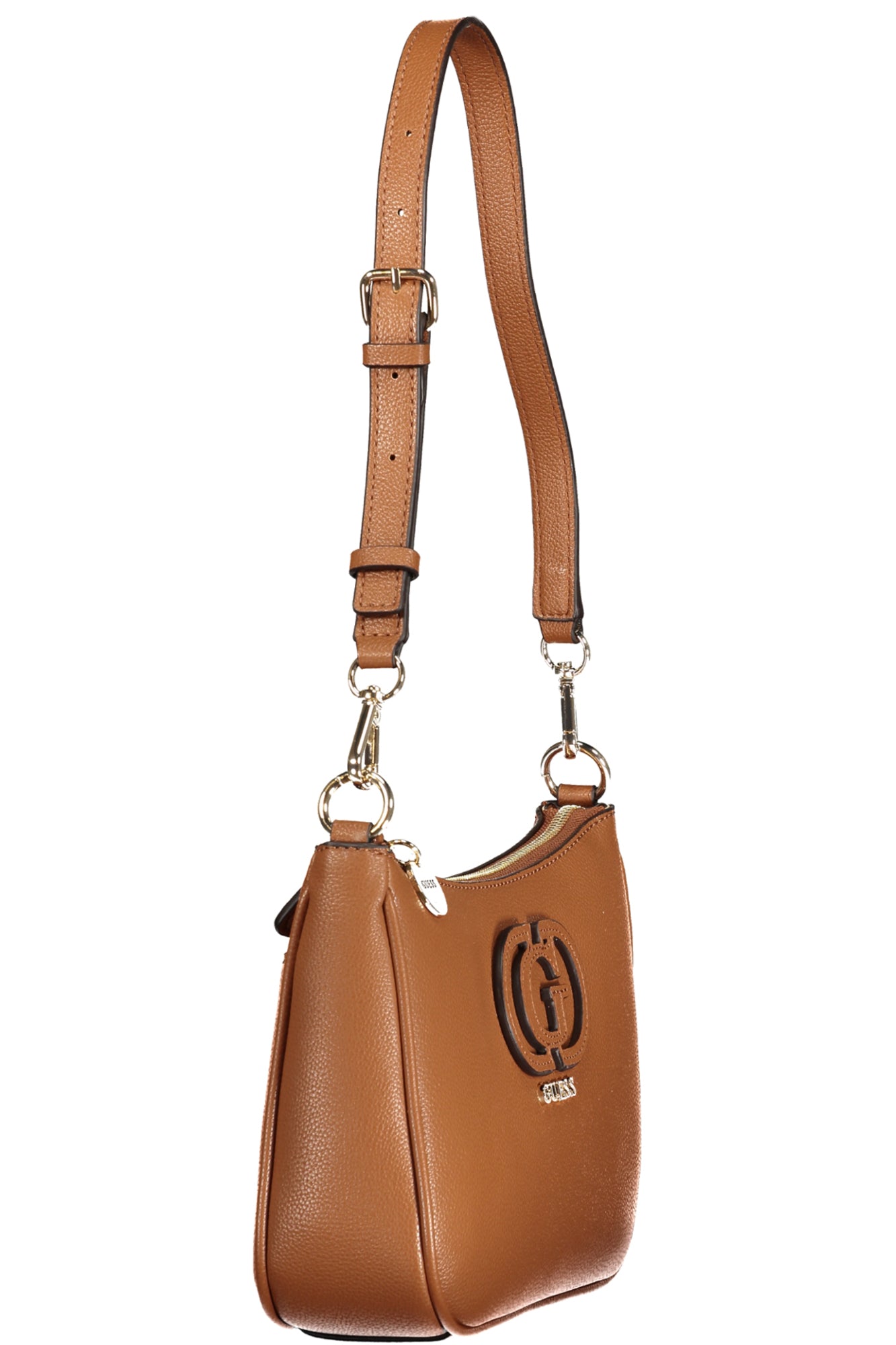 GUESS JEANS Damen Taschen – Isola-tasche, mit Reißverschluss Braun
