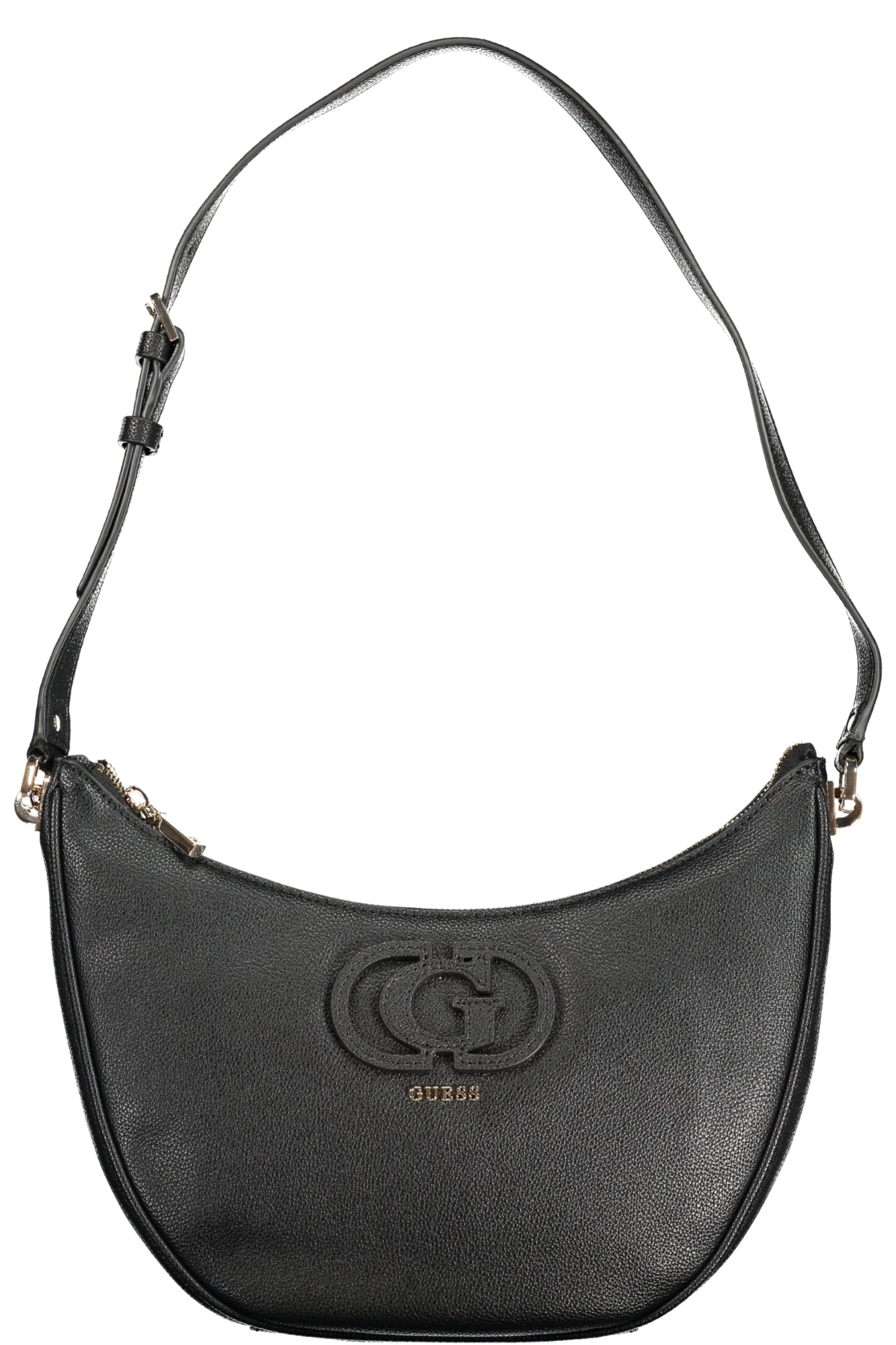 GUESS JEANS Damentasche Weiss – Elegante Handtasche für Damen mit verstellbarem Schultergurt Schwarz