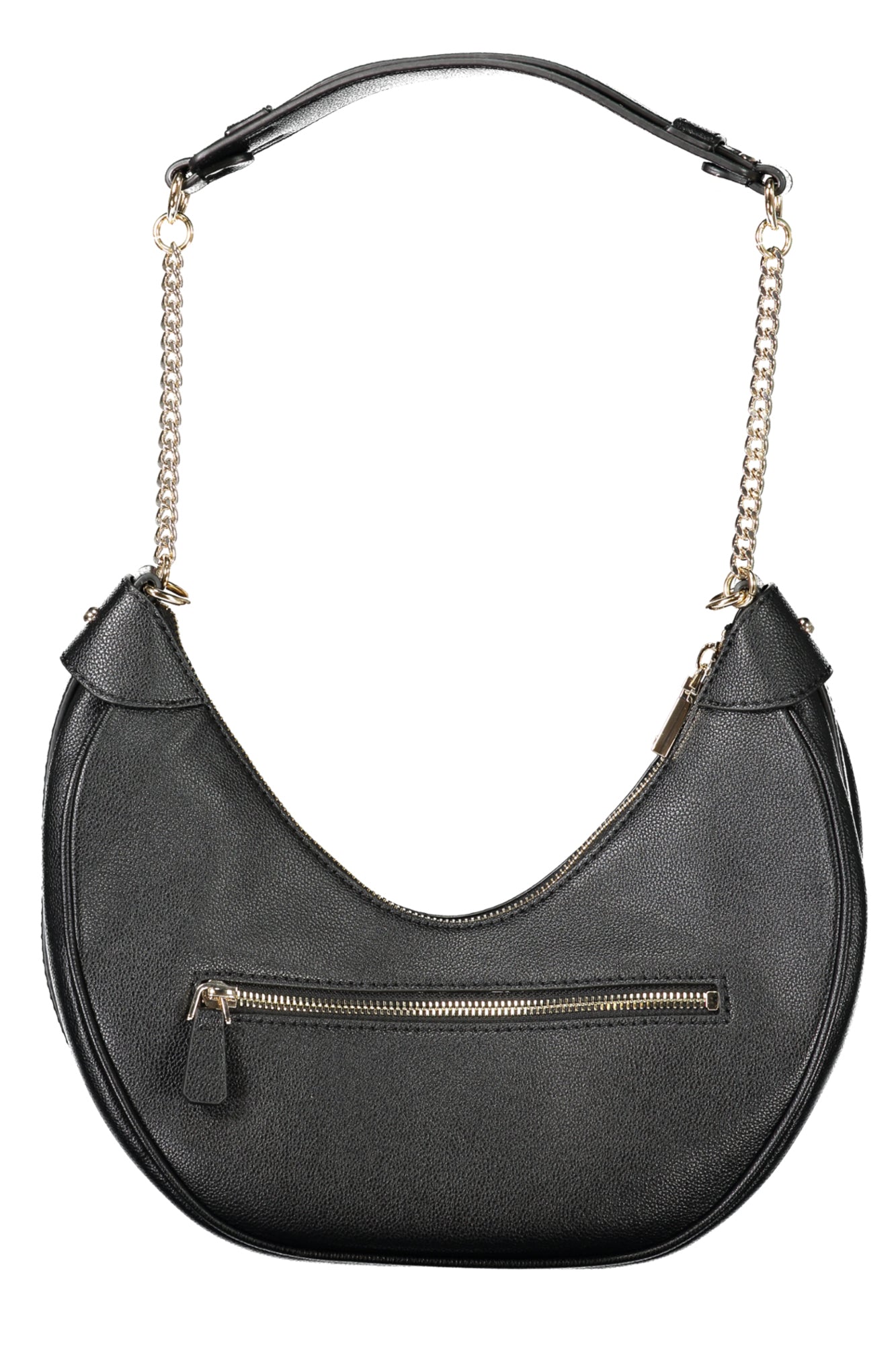 GUESS JEANS Damentasche Schwarz – Fedora-Tasche mit Schultergurt & Kette | soulluna.de Schwarz