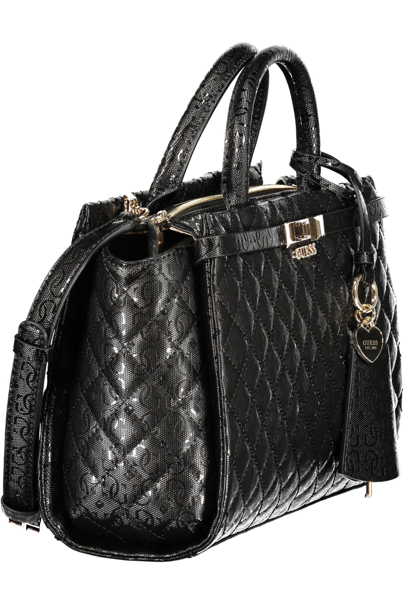 Schwarze Damentasche Von Guess Jeans Schwarz