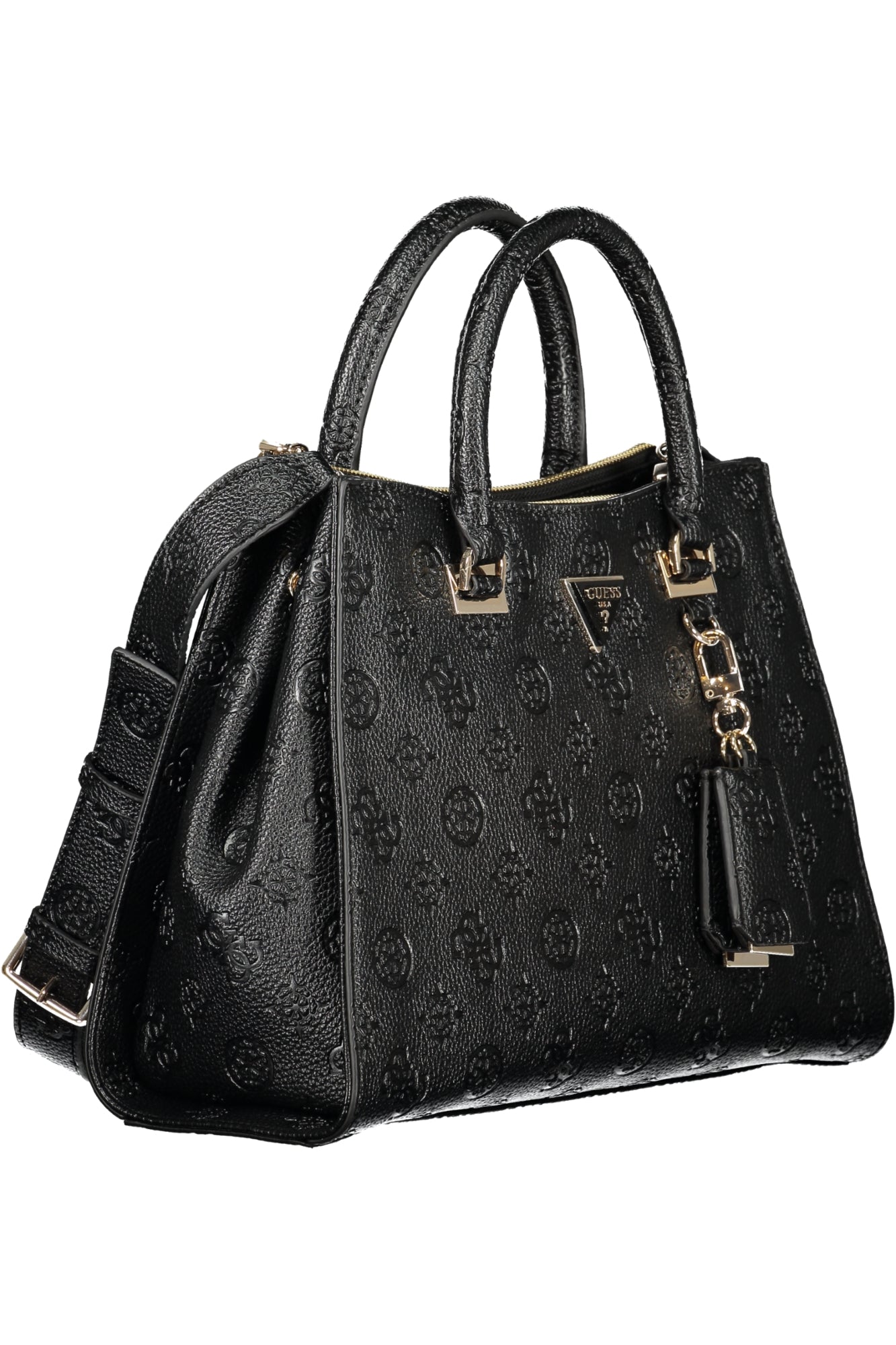 GUESS JEANS Damen Taschen – Cresidia Tasche, mit Taschen Schwarz