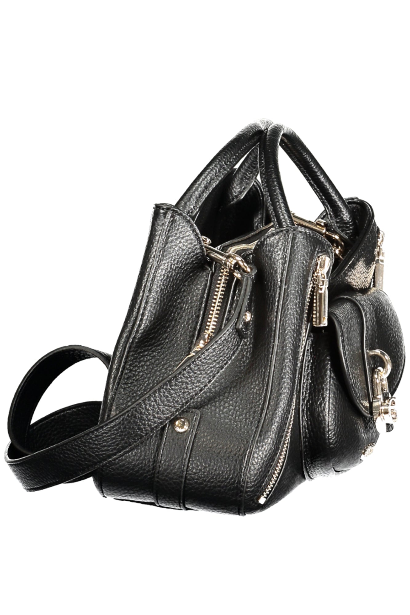 GUESS JEANS Damen-Brauntasche – Poliuretano Umhängetasche mit Schultergurt | soulluna.de Schwarz