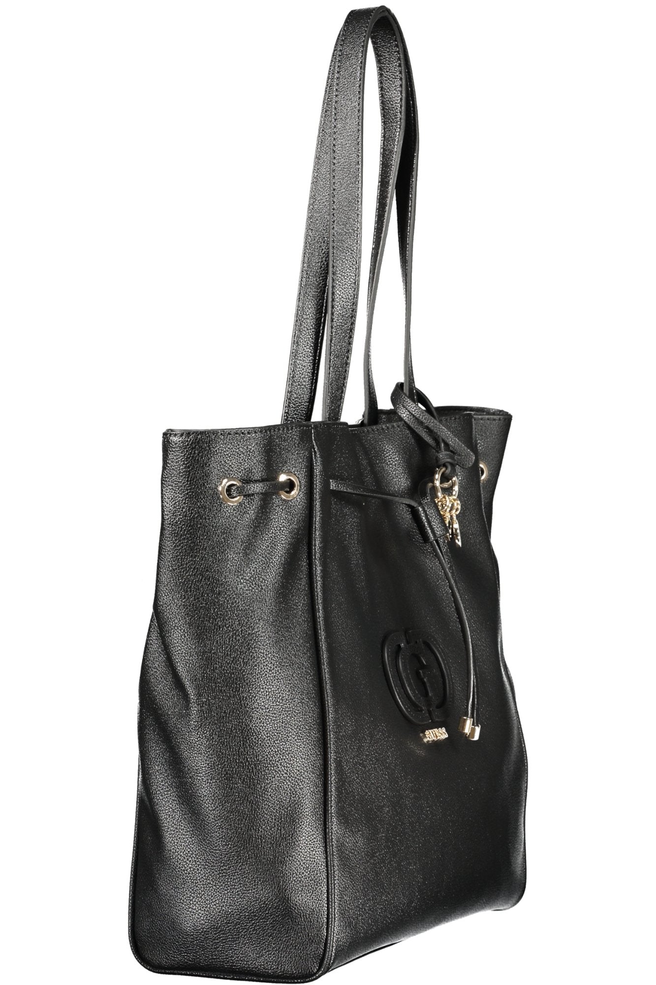 GUESS JEANS Damen Tasche schwarz – Elegante Schultertasche für den Alltag Schwarz