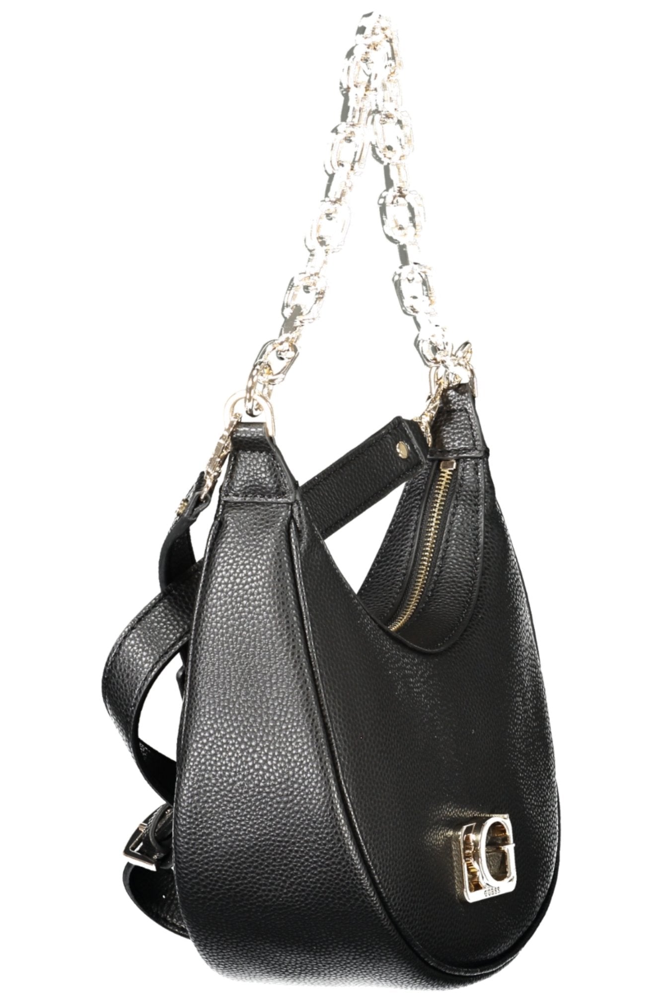 GUESS JEANS Damentasche Schwarz – Elegante Umhängetasche mit Kettengriff | soulluna.de Schwarz