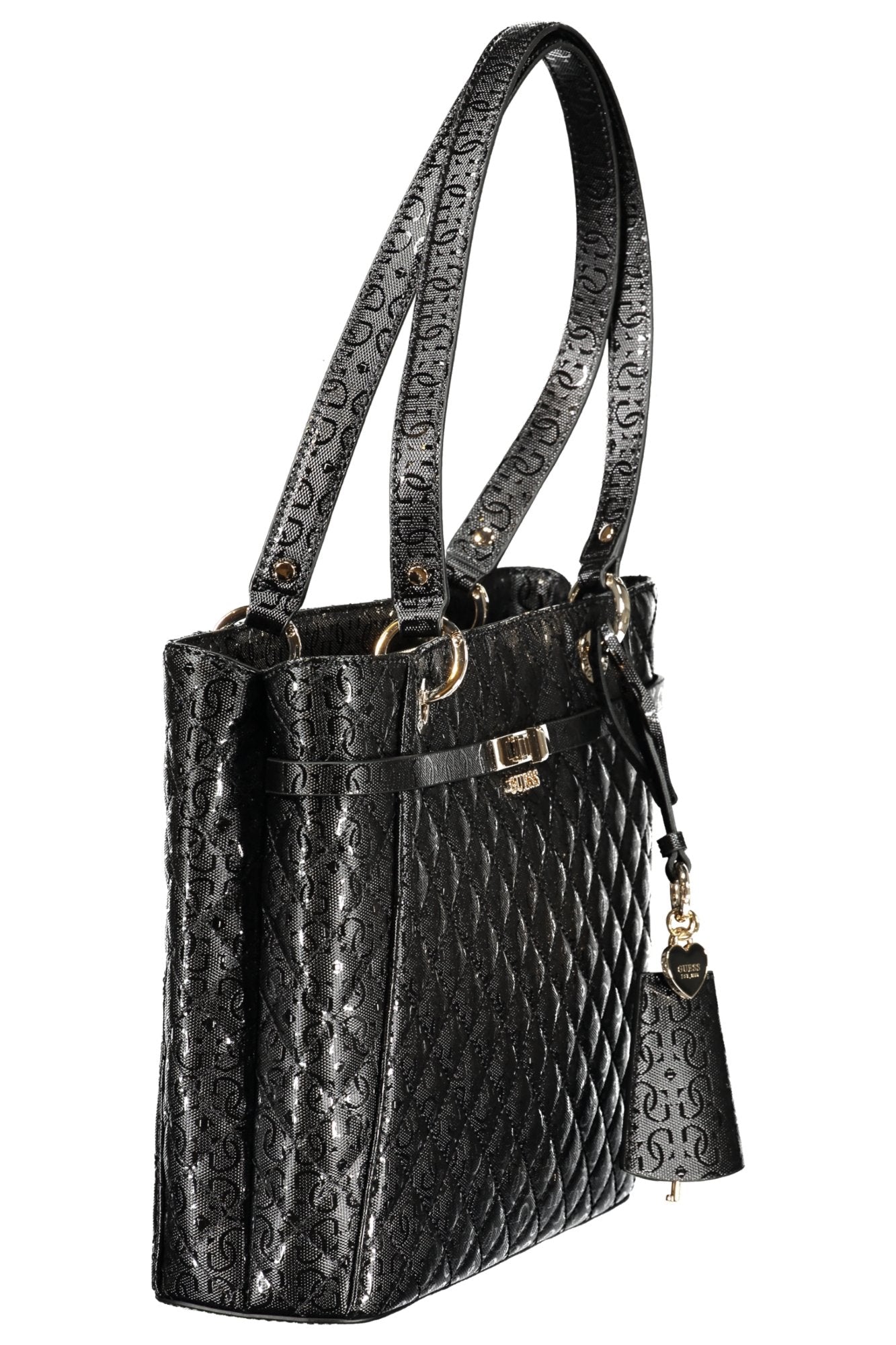 Schwarze Damentasche Von Guess Jeans Schwarz