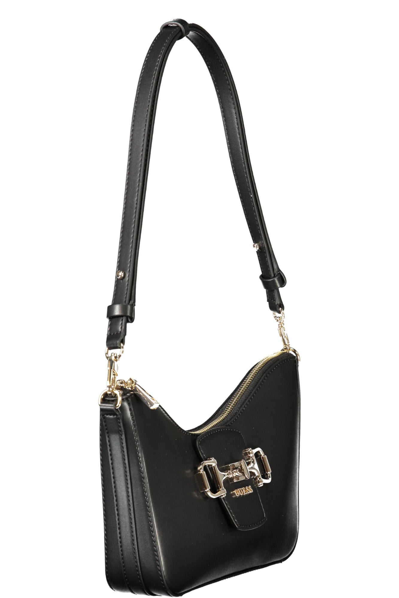 GUESS JEANS Damen Taschen – Janie Tasche, mit Reißverschluss Schwarz