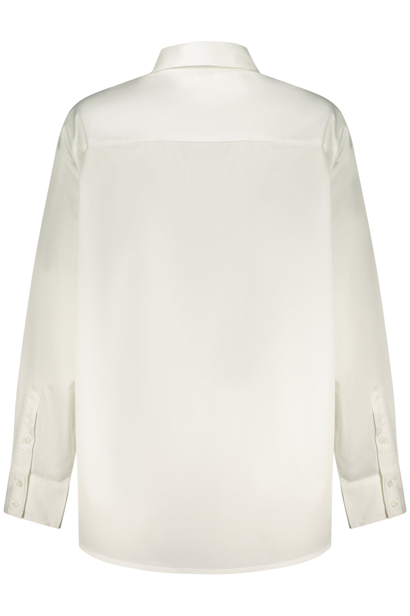 GUESS JEANS Langarmshirt Damen – Italienischer Kragen in Blau | soulluna.de Weiß