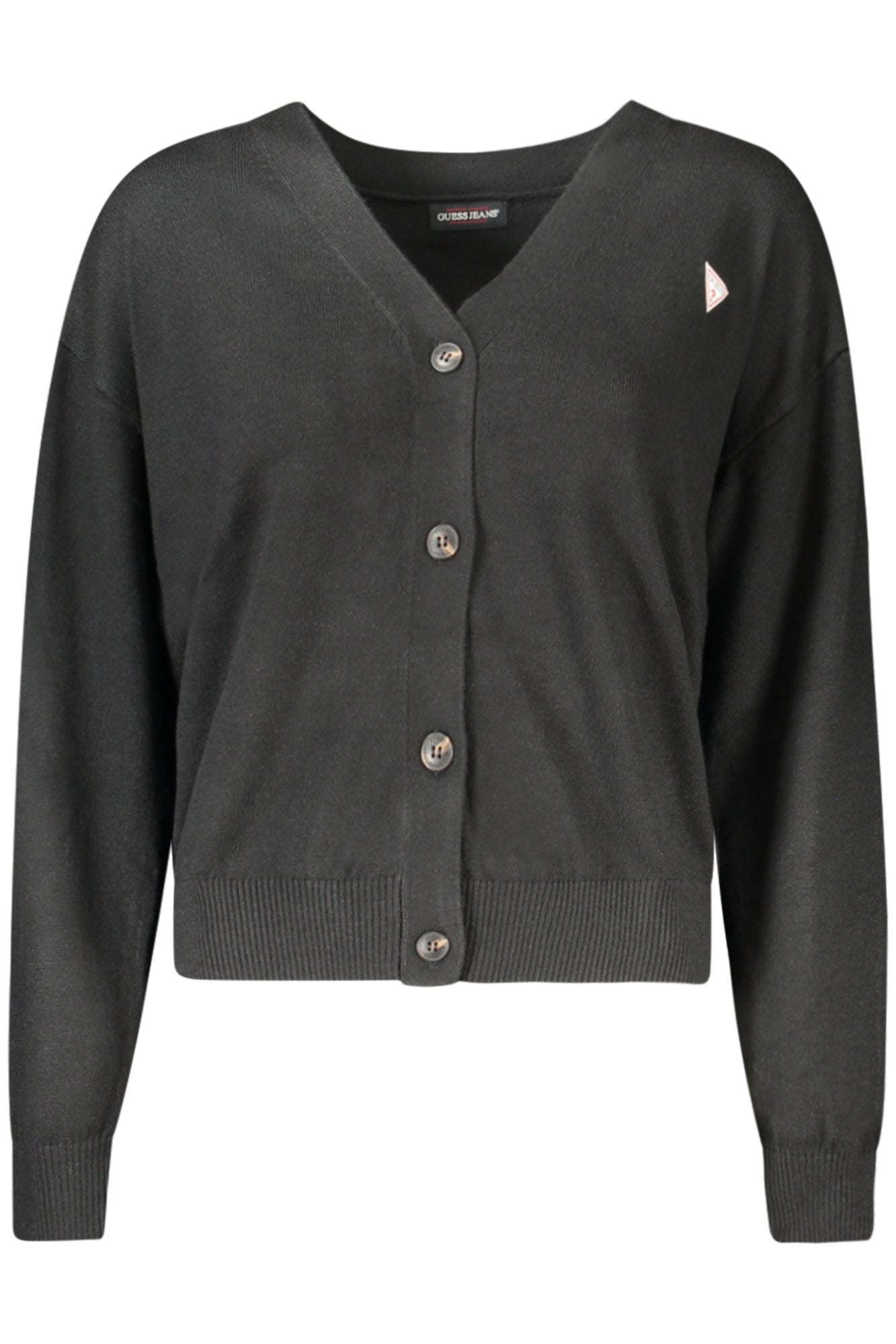 Guess Jeans Damen-Cardigan Weiss Schwarz