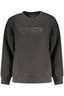 SCHWARZES DAMEN-SWEATSHIRT MIT REISSVERSCHLUSS VON GUESS JEANS