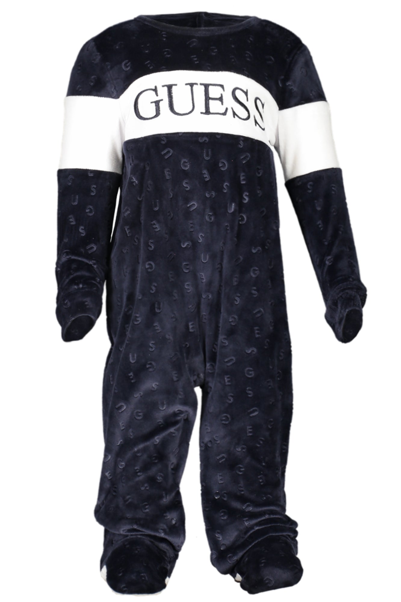 GUESS JEANS Blaue Jacke für Jungen – Warme Chenille-Jacke für Herbst/Winter Blau