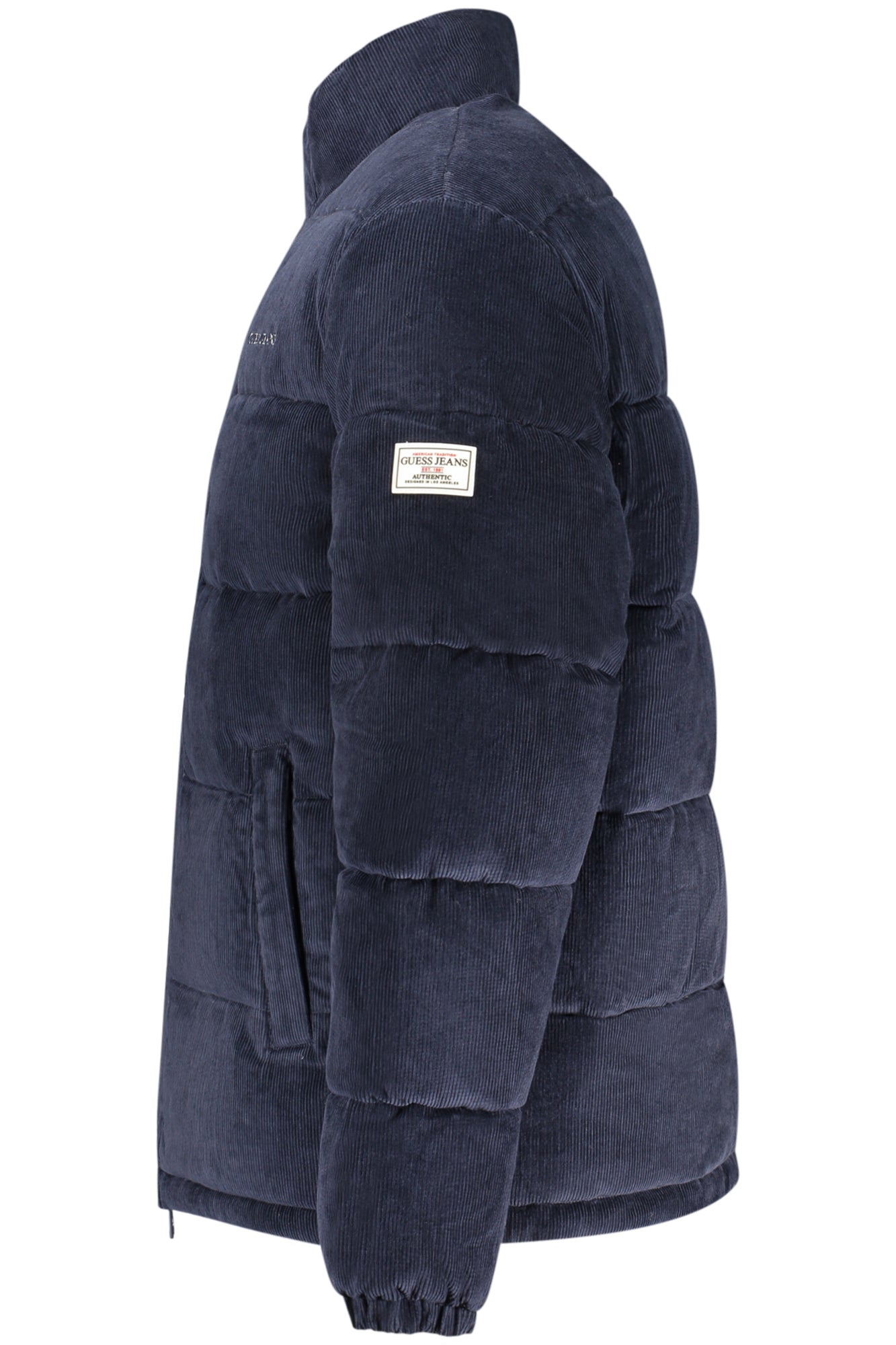 GUESS JEANS Herren Jacke – Langärmlige Jacke, mit Taschen Blau