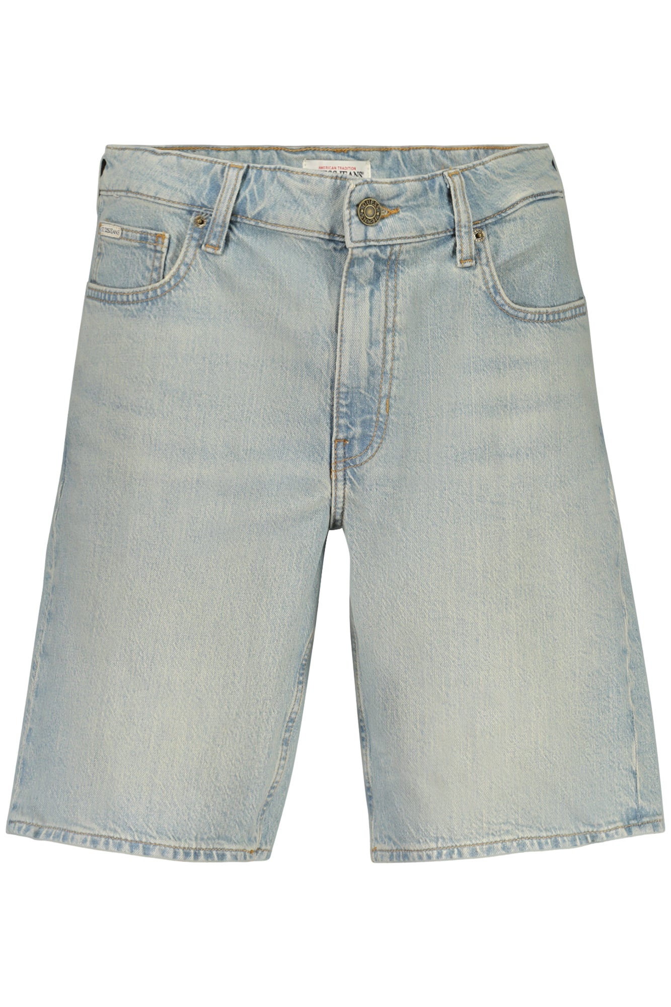 GUESS JEANS Herren Jeans – Bermuda, mit Taschen kaufen Hellblau
