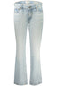 GUESS JEANS Damen Jeans – mit Taschen, mit Reißverschluss Hellblau