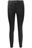 GUESS JEANS Skinny High Jeans Damen – Schwarz mit recycelter Baumwolle Schwarz