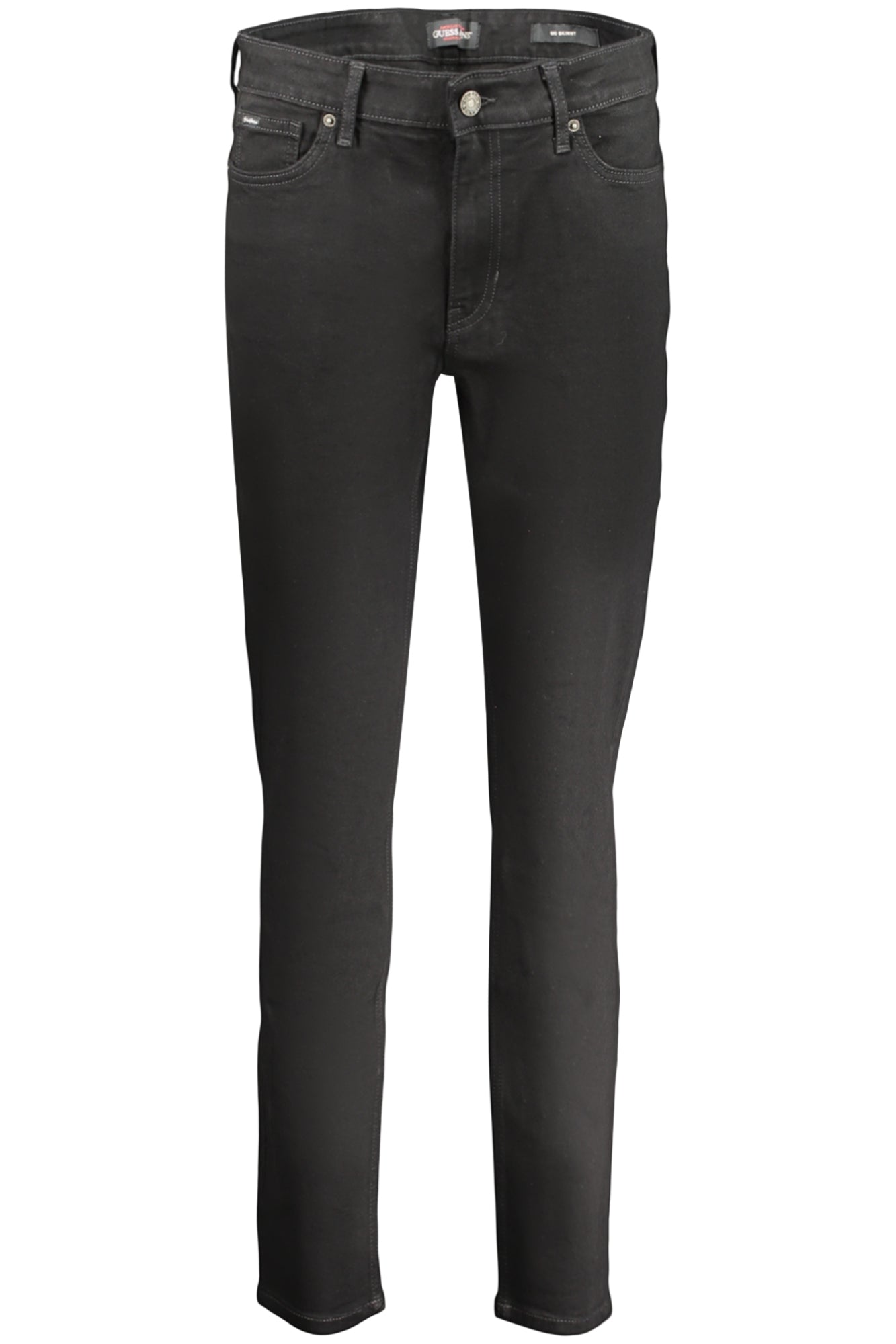 GUESS JEANS Damen Jeans – mit Taschen, mit Reißverschluss Schwarz