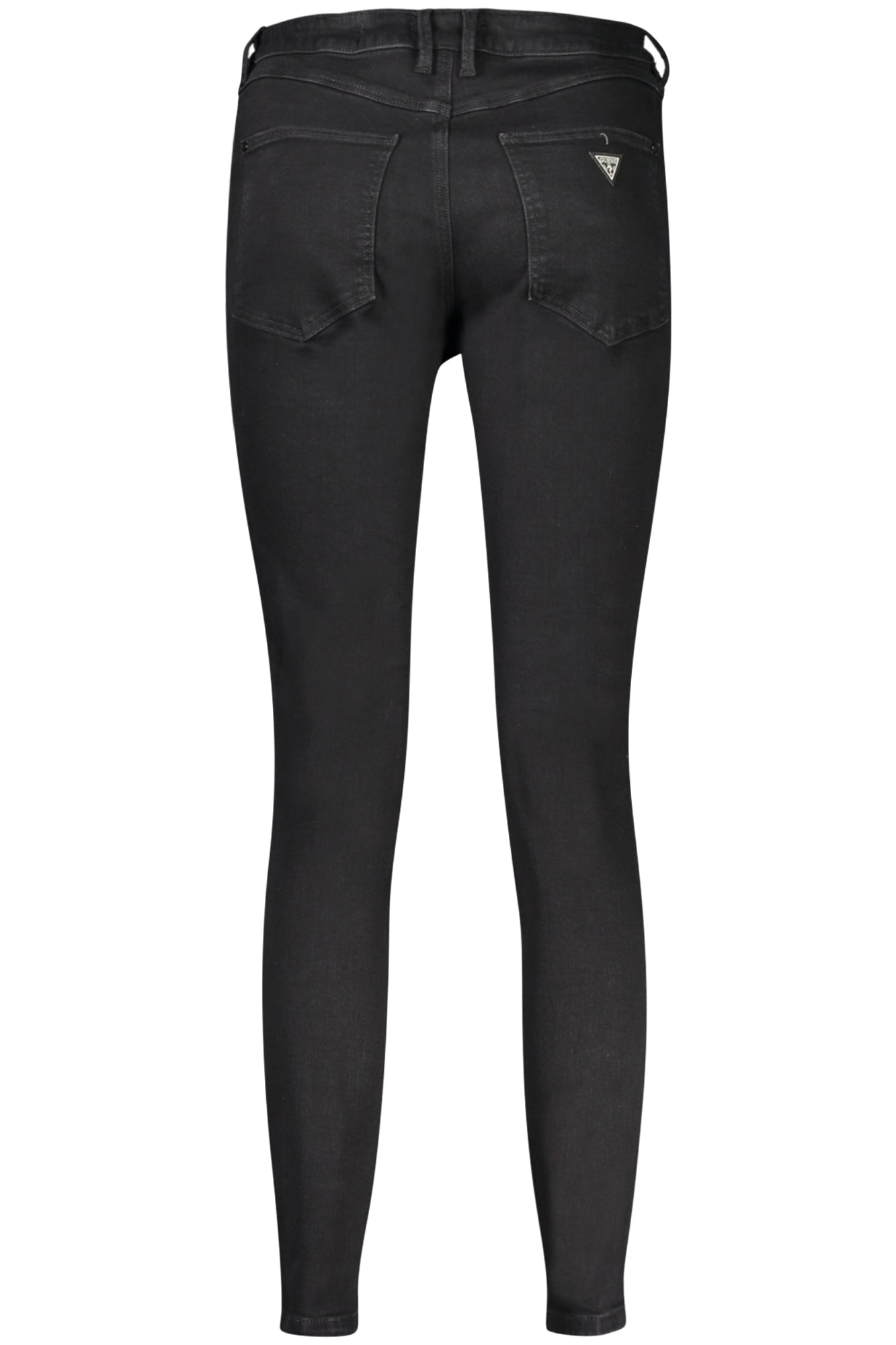 GUESS JEANS Skinny High Jeans Damen – Schwarz mit recycelter Baumwolle Schwarz