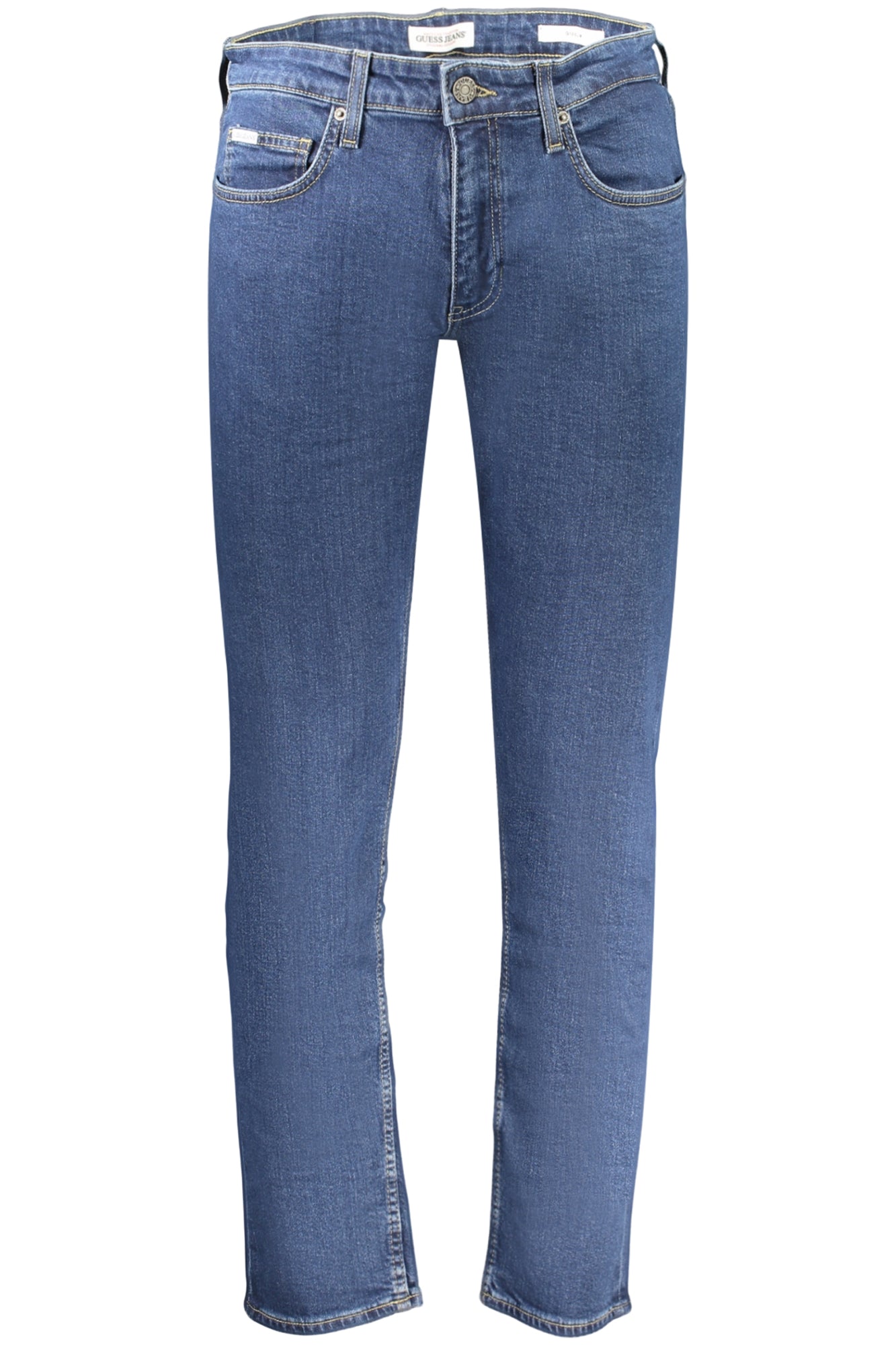 GUESS JEANS Herren Jeans – mit Taschen, mit Reißverschluss Blau