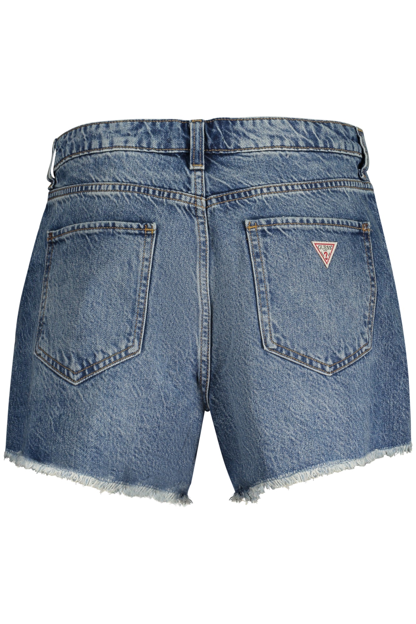 GUESS JEANS Jeans Shorts Damen – Blau mit Wascheffekt & Logo | soulluna.de Hellblau