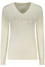GUESS JEANS WEIßER PULLOVER FÜR DAMEN