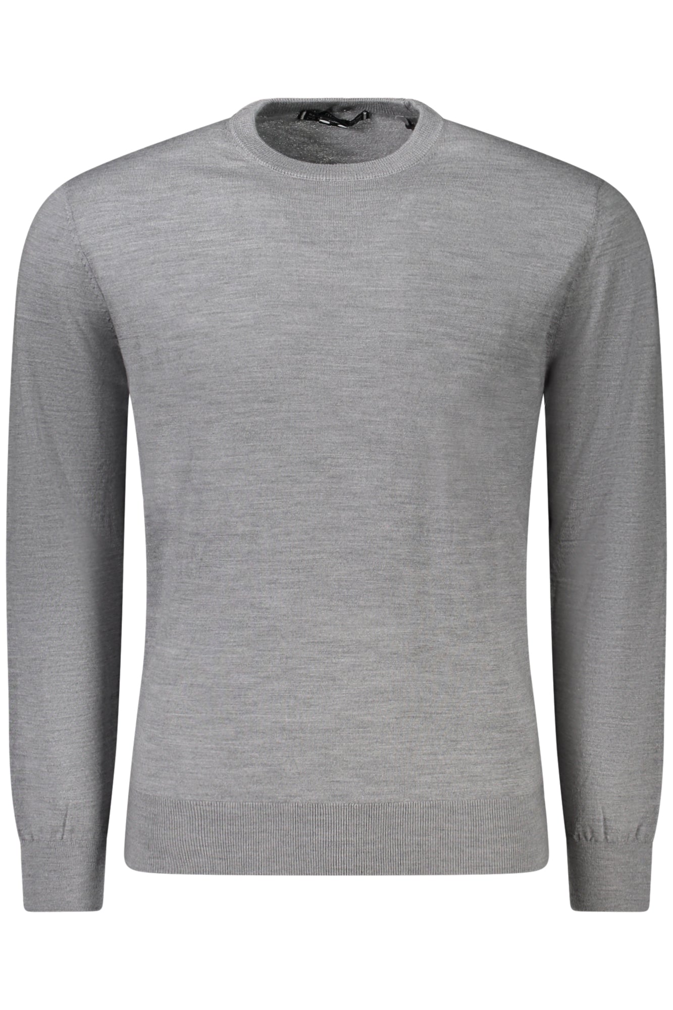 GUESS JEANS Pullover Herren Schwarz – Langarm-T-Shirt aus 100% Lana für Frühjahr/Sommer Grau