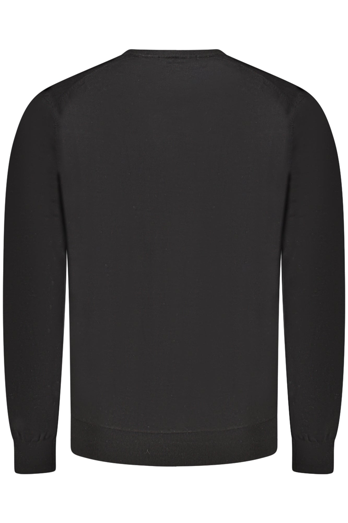 GUESS JEANS Pullover Herren Schwarz – Langarm-T-Shirt aus 100% Lana für Frühjahr/Sommer Schwarz