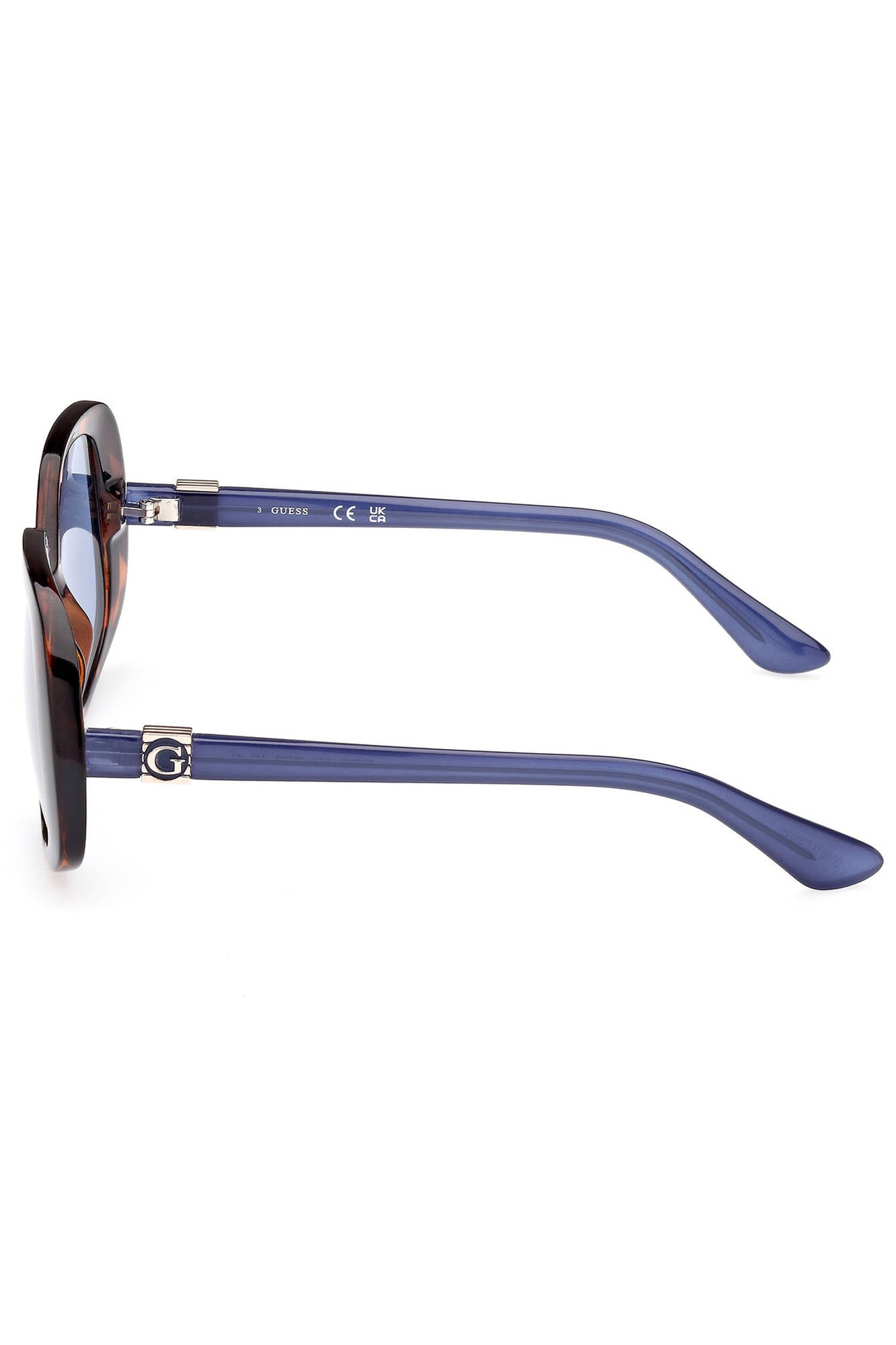 GUESS JEANS Sonnenbrille Damen – Braune Sonnenbrille mit quadratischen Linsen Braun