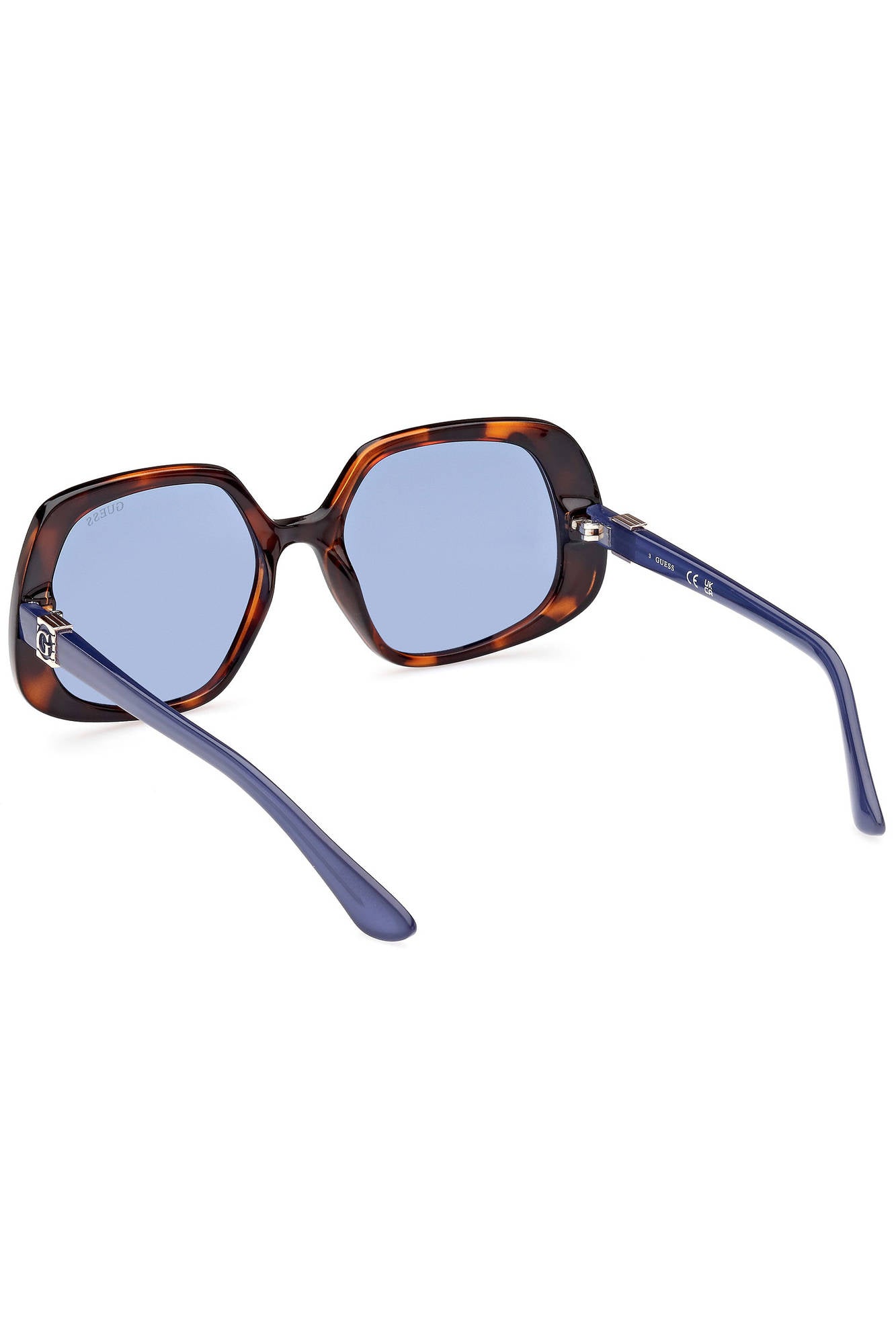 GUESS JEANS Sonnenbrille Damen – Braune Sonnenbrille mit quadratischen Linsen Braun