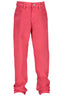 GUESS JEANS Rote Kinderhose für Jungen – 5-Taschen-Hose mit verstellbarem Bund Rot
