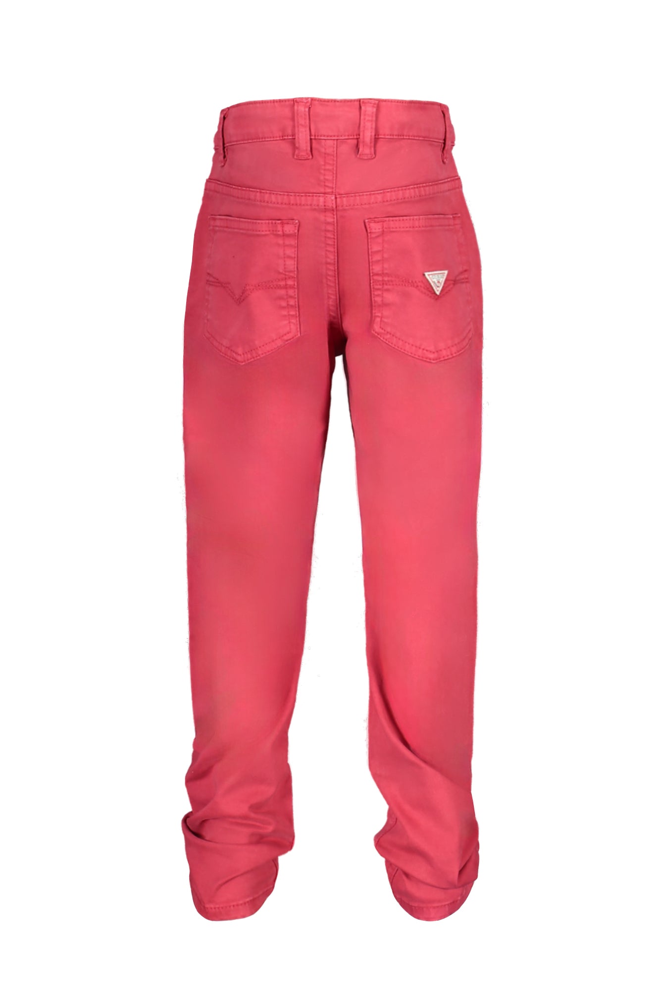 GUESS JEANS Rote Kinderhose für Jungen – 5-Taschen-Hose mit verstellbarem Bund Rot