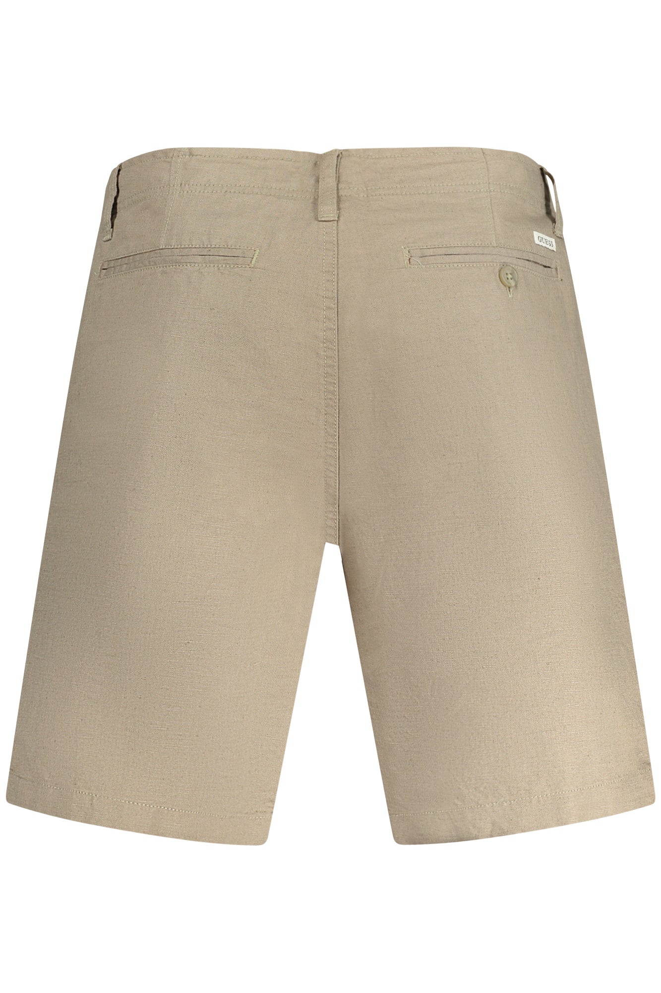 GUESS JEANS Bermudashose Herren Braun – Leinen-Baumwolle-Mix für Sommer Braun