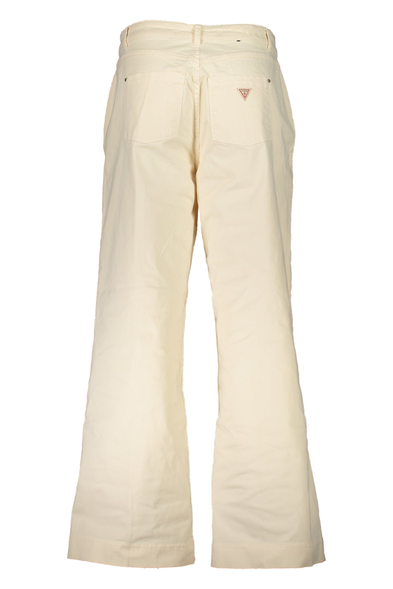 GUESS JEANS Damenhose Beige – Weite Beine aus Baumwolle für den Sommer | soulluna.de Beige