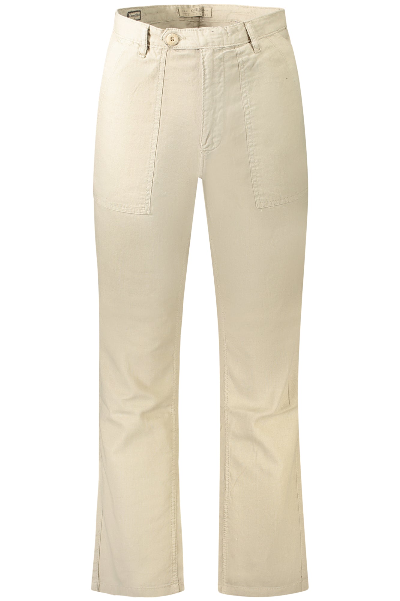 GUESS JEANS Herrenhose Beige – Leinen-Baumwoll-Mix für Frühjahr/Sommer | soulluna.de Beige