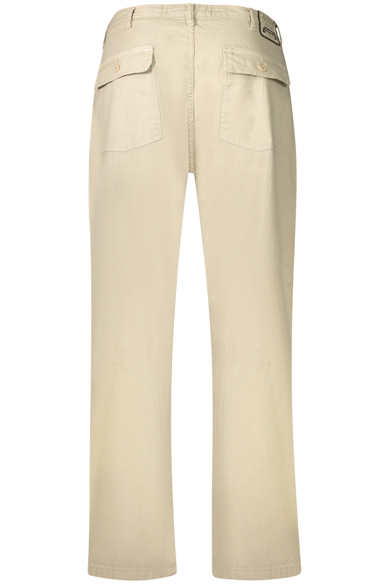 GUESS JEANS Herrenhose Beige – Leinen-Baumwoll-Mix für Frühjahr/Sommer | soulluna.de Beige