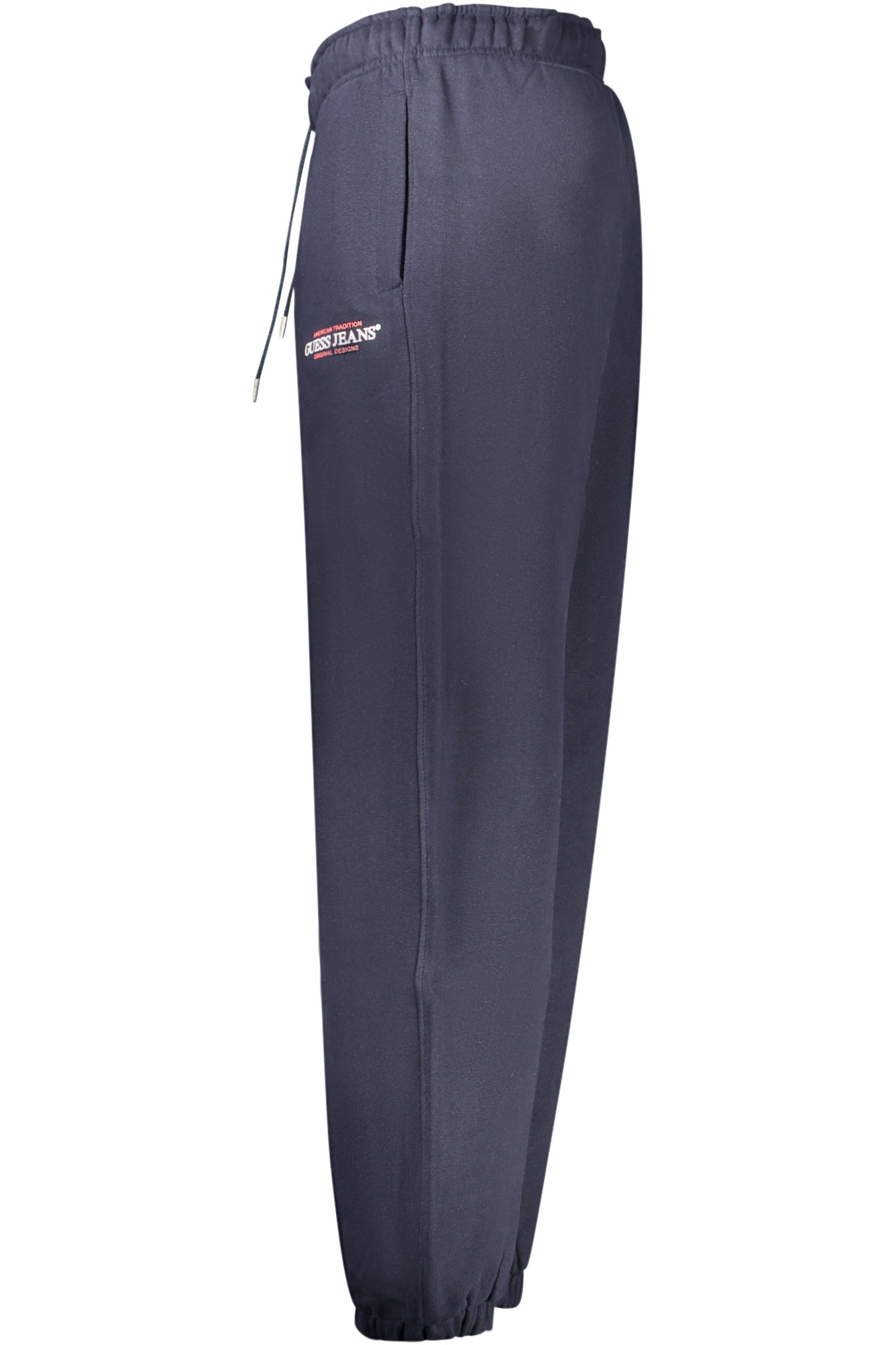 GUESS JEANS Jogginghose Herren – Elastische Fleece-Hose mit Logo-Print Blau
