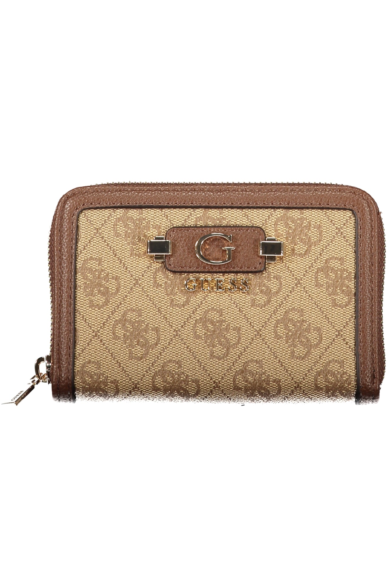 GUESS JEANS Damen Geldbörse – Lindsey Slg Geldbörse Beige