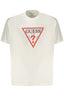GUESS JEANS Herren T-Shirt – Kurzarm, aus Baumwolle Weiß
