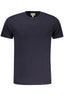 GUESS JEANS HERREN-KURZÄRMELIGES T-SHIRT BLAU
