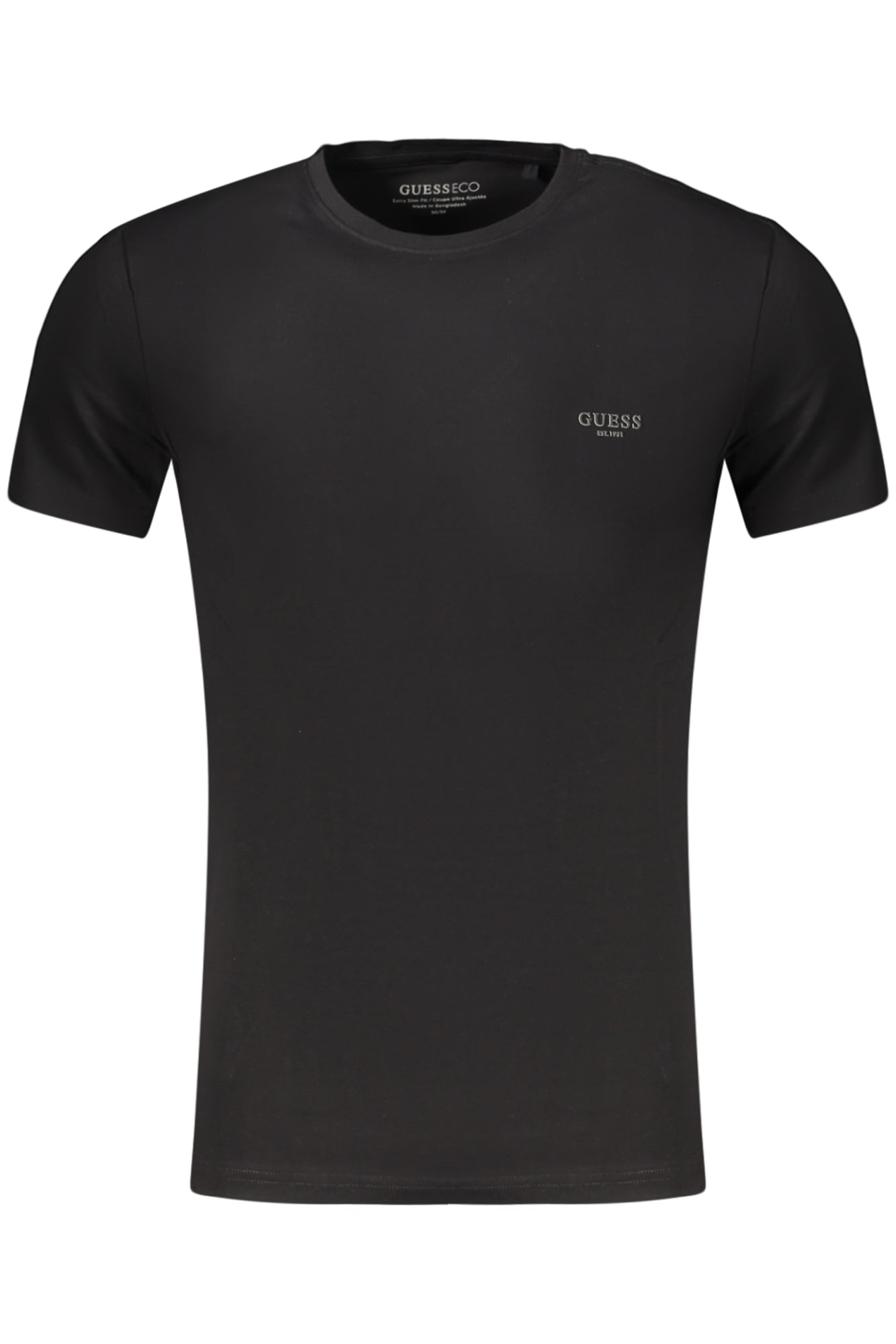 GUESS JEANS Herren T-Shirt – aus Baumwolle | T-Shirts Schwarz