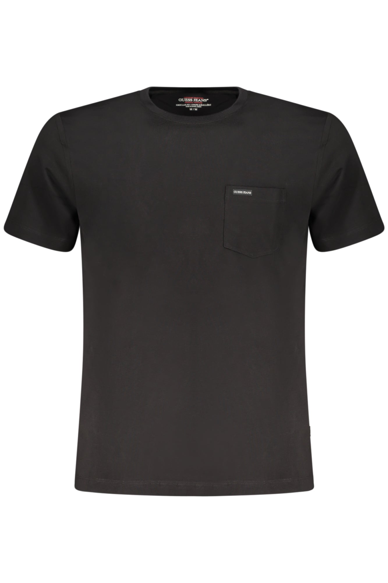 GUESS JEANS Herren T-Shirt – Regular Fit, Kurzarm | T-Shirts Schwarz