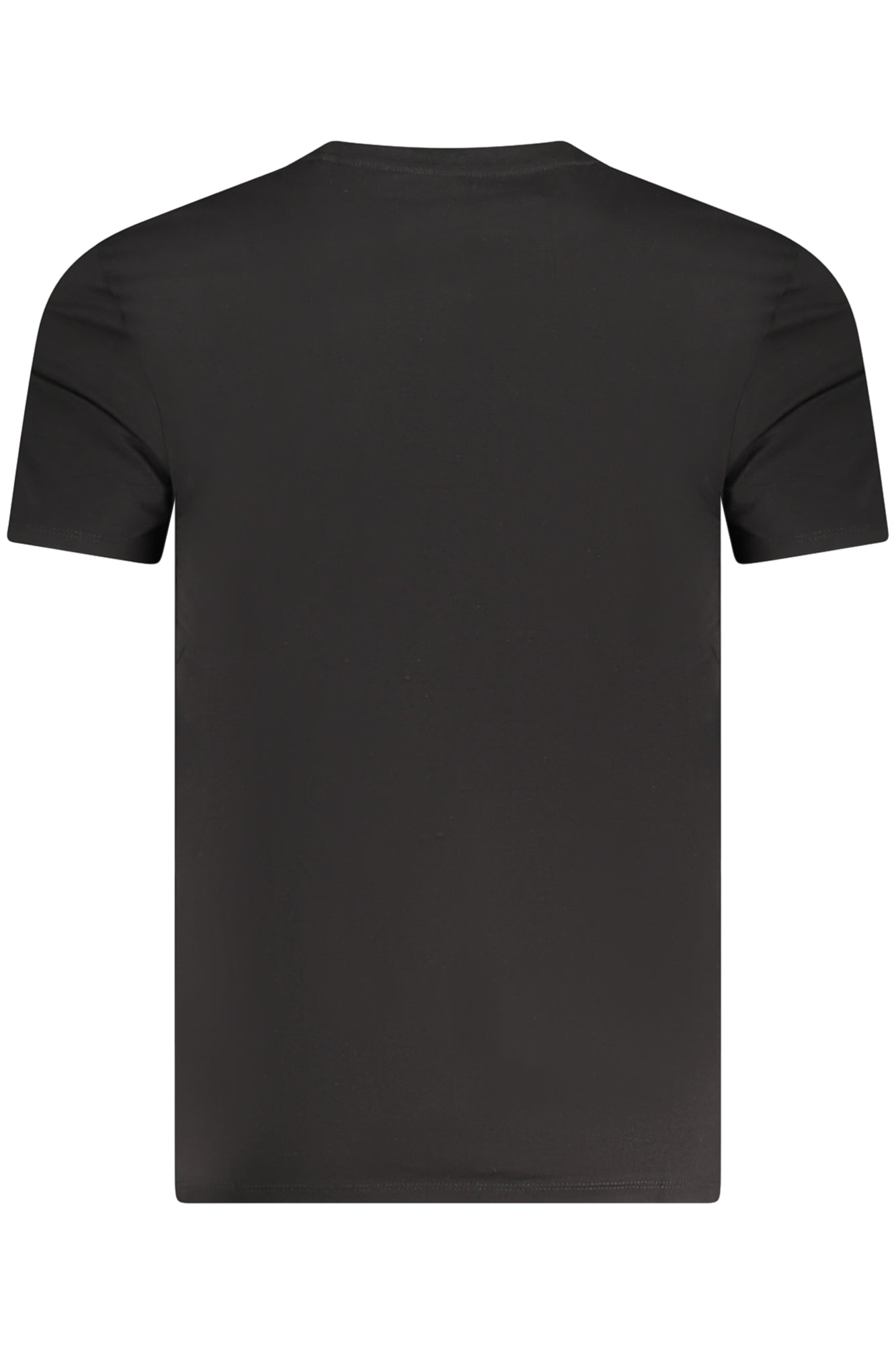 GUESS JEANS Herren T-Shirt – Slim Fit, aus Baumwolle Schwarz