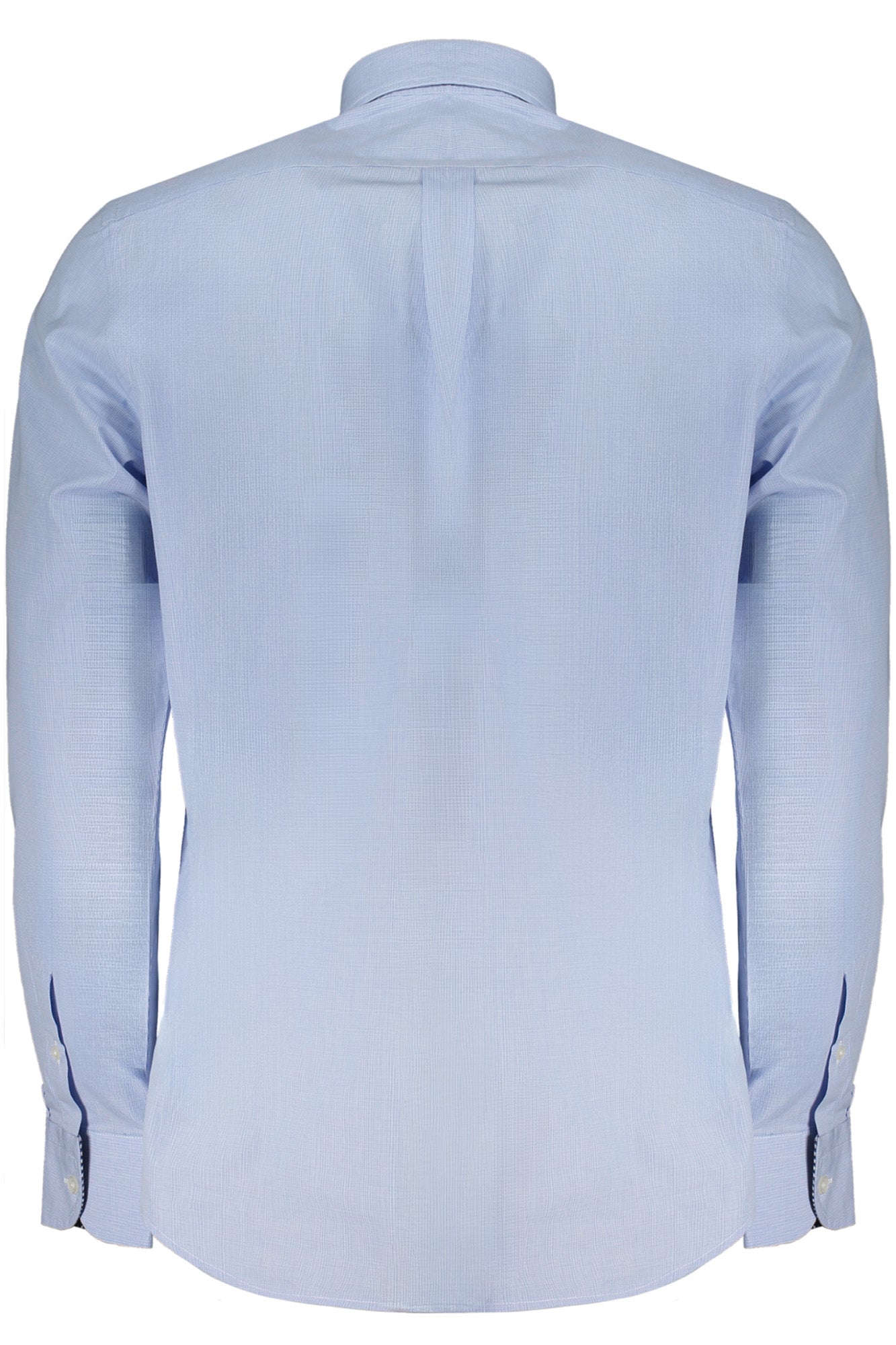HARMONT & BLAINE Langarmhemd Herren – Karriertes Hemd aus Bio-Baumwolle Hellblau